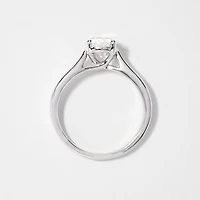 Canadian Diamond Solitaire Engagement Ring 14K White Gold (1.00 ct