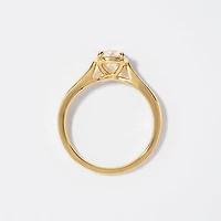 Canadian Diamond Solitaire Engagement Ring 14K Yellow Gold (1.00 ct