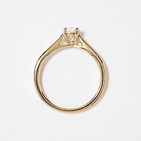 Canadian Diamond Solitaire Engagement Ring 14K Yellow Gold (0.50 ct