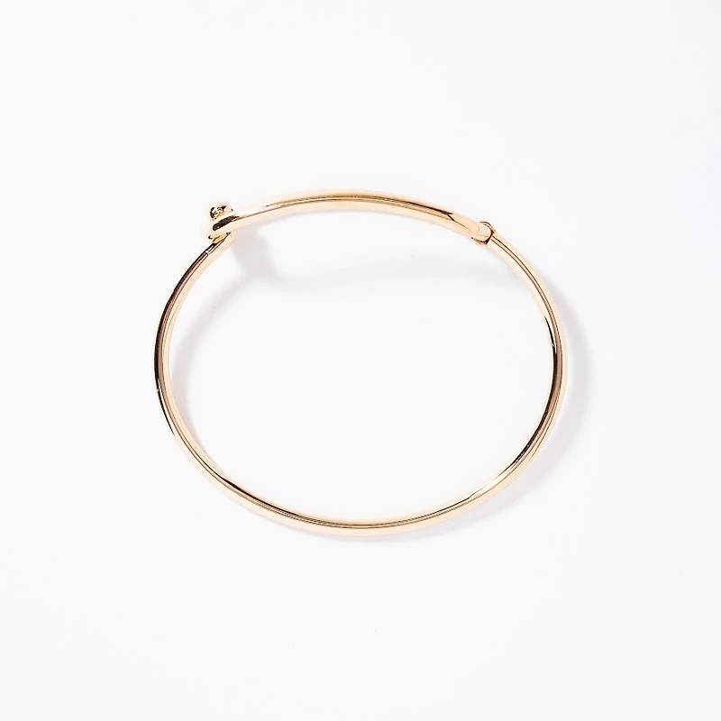 Oval Shape Bracelet in 10K Yellow Gold