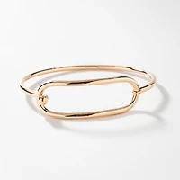 Oval Shape Bracelet in 10K Yellow Gold