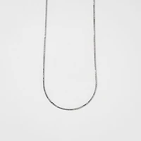 0.70mm Box Chain in 14K White Gold (16")