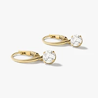 Lab Grown Diamond Earrings in 14K Yellow Gold (1.00 ct tw)