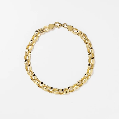 Stampado Loop Bracelet in 10K Yellow Gold