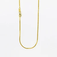 10K Yellow Gold 1.50mm Curb Chain (18")