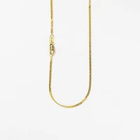10K Yellow Gold 1.5mm Curb Chain (20")