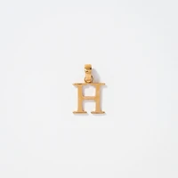 "H" Initial Pendant in 10K Yellow Gold