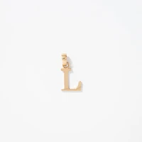 "L" Initial Pendant in 10K Yellow Gold