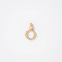 "O" Initial Pendant in 10K Yellow Gold