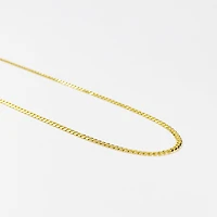 2mm Curb Chain in 10K Italian Yellow Gold (20")