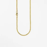 2mm Curb Chain in 10K Italian Yellow Gold (20")