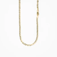2.6mm Curb Chain in 10K Yellow Gold (20")