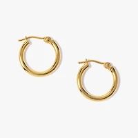 Hoop Earrings in 10K Yellow Gold