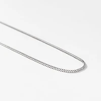 10K Italian White Gold 1.20mm Square Franco Chain (20")