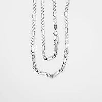 3mm Figaro Chain in Silver (22")
