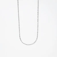10K White Gold 1.00mm Singapore Chain (18")