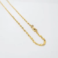 10K Yellow Gold 1.7mm Singapore Chain (16")