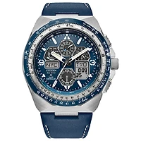 Citizen Eco-Drive Promaster Skyhawk A-T Blue Dial Leather Strap | JY81