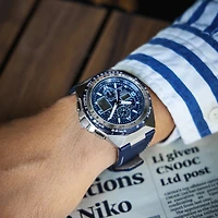 Citizen Eco-Drive Promaster Skyhawk A-T Blue Dial Leather Strap | JY81