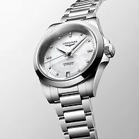 Longines Conquest Automatic Mother of Pearl Dial 34mm | L3.430.4.87.6