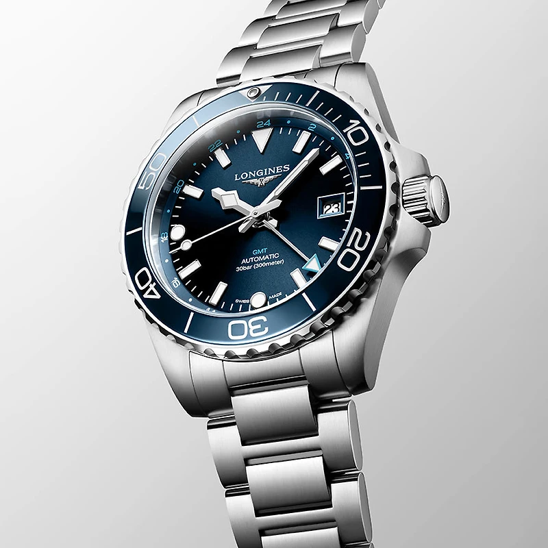 Longines HydroConquest GMT Blue Dial 41MM Automatic | L3.790.4.96.6