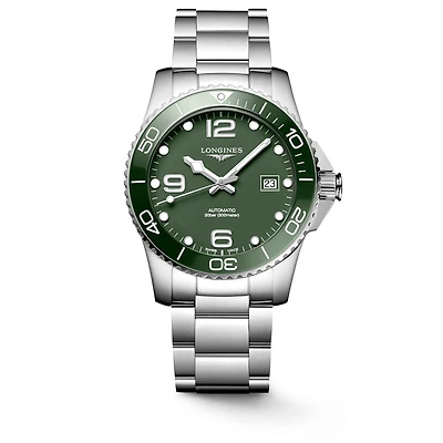 Longines HydroConquest Green Dial Watch | L37814066