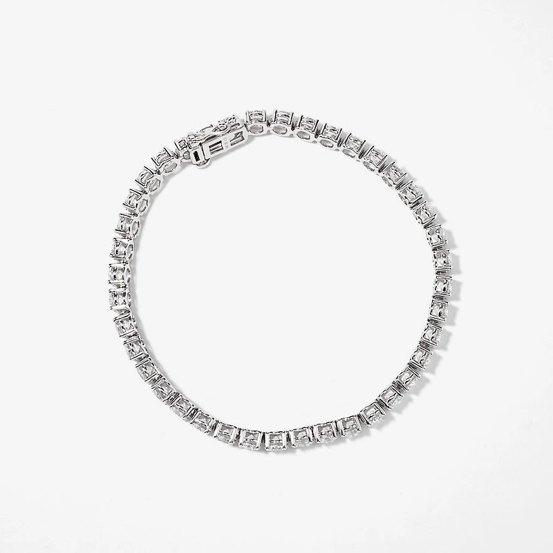 Lab Grown Diamond Tennis Bracelet in 14K White Gold (10.00 ct tw)