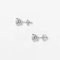 Lab Grown Diamond Stud Earrings in 14K White Gold (1.50 ct tw)