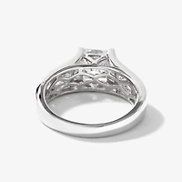 Lab Grown Princess Cut Diamond Engagement Ring (2.60 ct tw)
