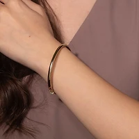 Dome Bangle in 10K Yellow Gold