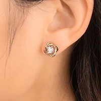 Diamond Jacket Earring in 10K White and Yellow Gold (0.30 ct tw)