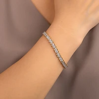 Diamond Tennis Bracelet in 10K Yellow and White Gold (2.00ct tw)