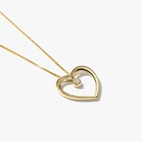 Heart Necklace in 10K Yellow Gold