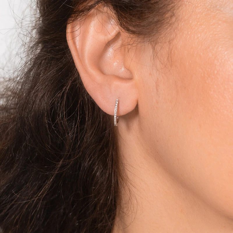 Multi-Look Diamond Dangle Earrings in 10K White Gold (0.50 ct tw)