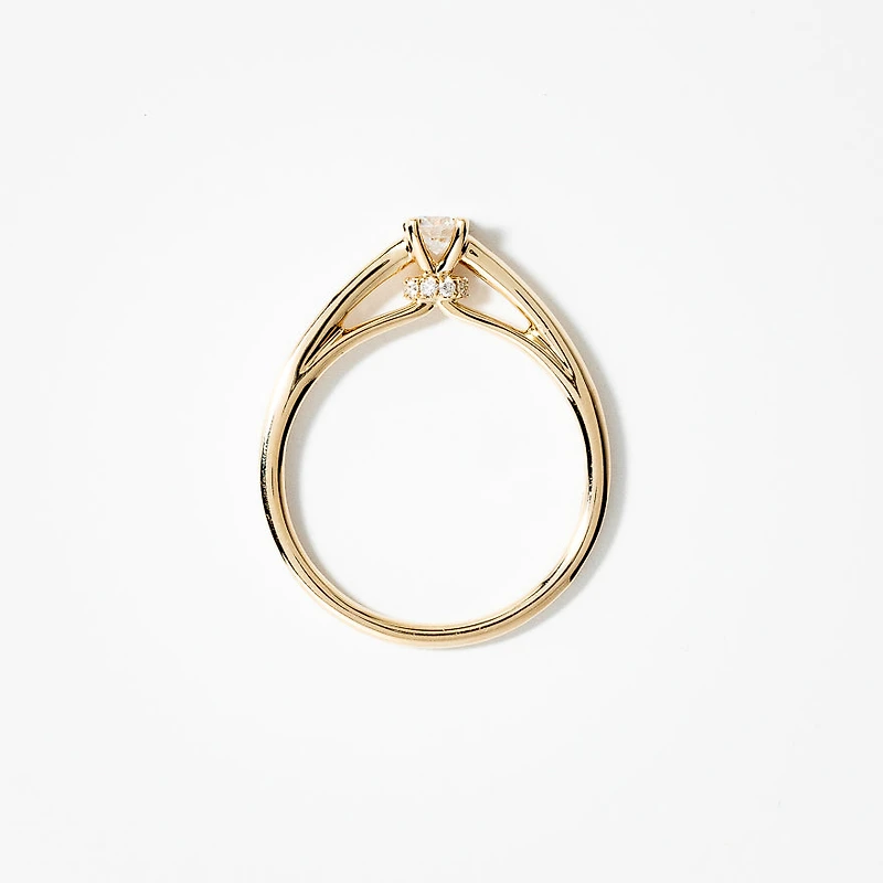 Lab Grown Diamond Promise Ring 10K Yellow Gold (0.24 ct tw)