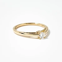 Lab Grown Diamond Promise Ring 10K Yellow Gold (0.24 ct tw)