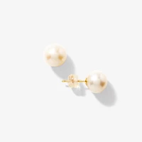 8.5-9mm Pearl Stud Earrings in 14K Yellow Gold