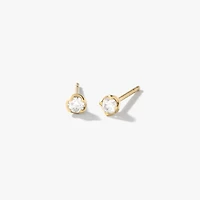 Diamond Stud Earrings in 10K Yellow Gold (0.20 ct tw)