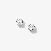 Lab Grown Diamond Stud Earrings in 14K White Gold (2.00 ct tw)