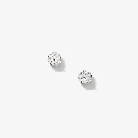 Lab Grown Diamond Stud Earrings in 14K White Gold (0.75 ct tw)