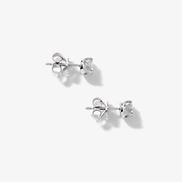 Lab Grown Diamond Stud Earrings in 14K White Gold (0.75 ct tw)