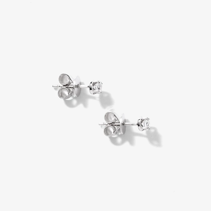 Lab Grown Diamond Stud Earrings in 14K White Gold (0.30 ct tw)