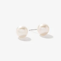 8.5-9mm Pearl Stud Earrings in 14K White Gold