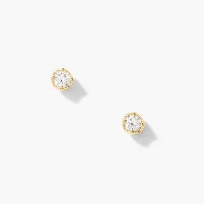 Diamond Stud Earrings in 10K Yellow Gold (0.20 ct tw)