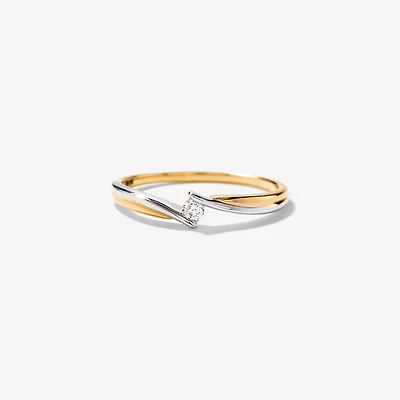 Promise Ring 10K Yellow Gold (0.04 ct tw)