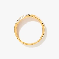 Men's Twist Diamond Band 10K Yellow Gold (0.09 ct tw)
