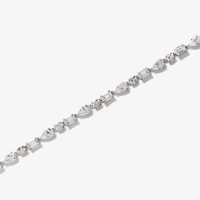 Lab Grown Diamond Bracelet in 14K White Gold (5.00 ct tw)