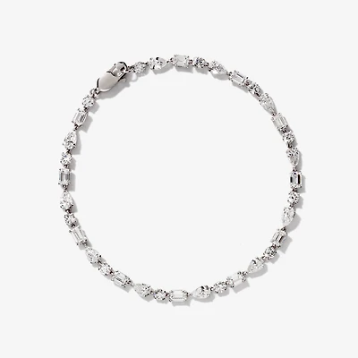 Lab Grown Diamond Bracelet in 14K White Gold (5.00 ct tw)