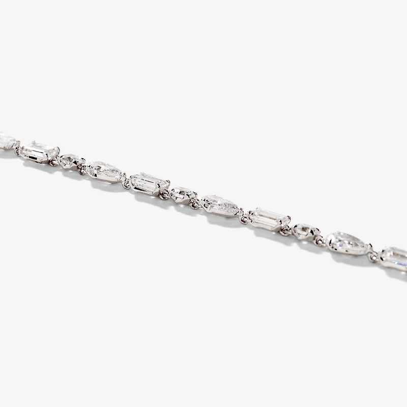 Lab Grown Diamond Bracelet in 14K White Gold (5.00 ct tw)