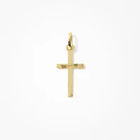 Cross Pendant in 10K Italian Yellow Gold